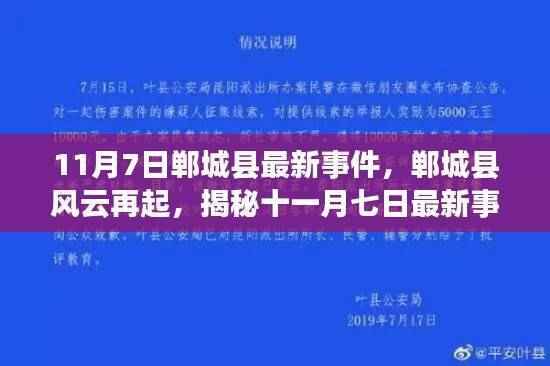 揭秘郸城县风云再起,最新事件内幕曝光