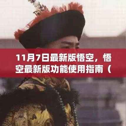 悟空最新版功能使用指南(11月7日更新详解)