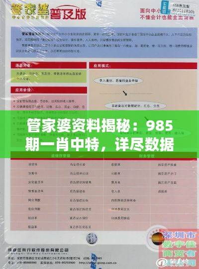 管家婆资料揭秘:985期一肖中特,详尽数据解析公开版AQH802.74