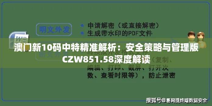 澳门新10码中特精准解析:安全策略与管理版CZW851.58深度解读