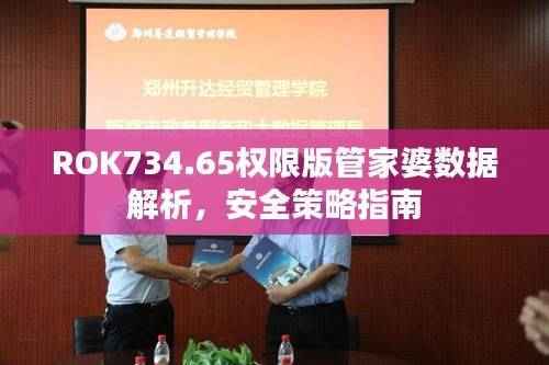 ROK734.65权限版管家婆数据解析,安全策略指南
