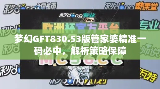 梦幻GFT830.53版管家婆精准一码必中,解析策略保障