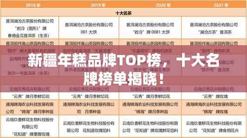 新疆年糕品牌TOP榜，十大名牌榜单揭晓！