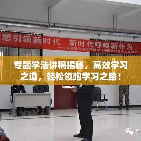 专题学法讲稿揭秘，高效学习之道，轻松领跑学习之路！
